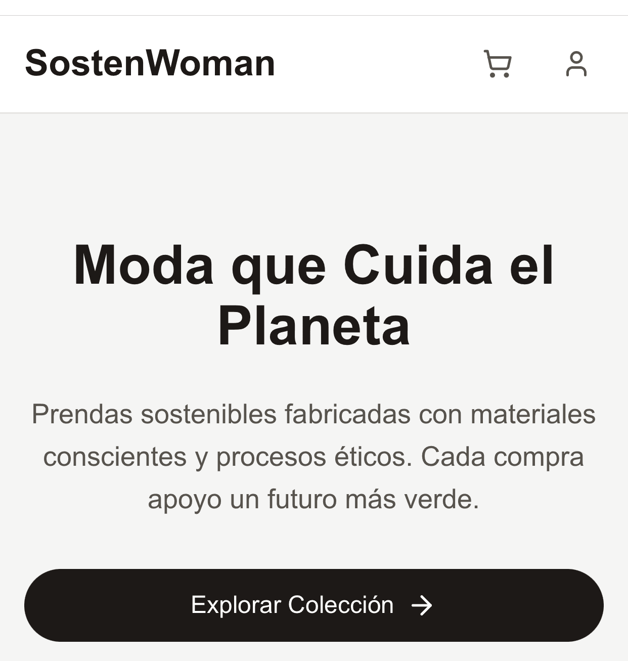 SostenWoman - E-commerce Sostenible
